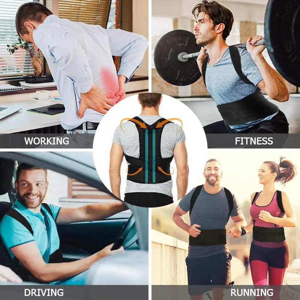 Posture Corrector Back Brace For Lumbar Support - Trivante